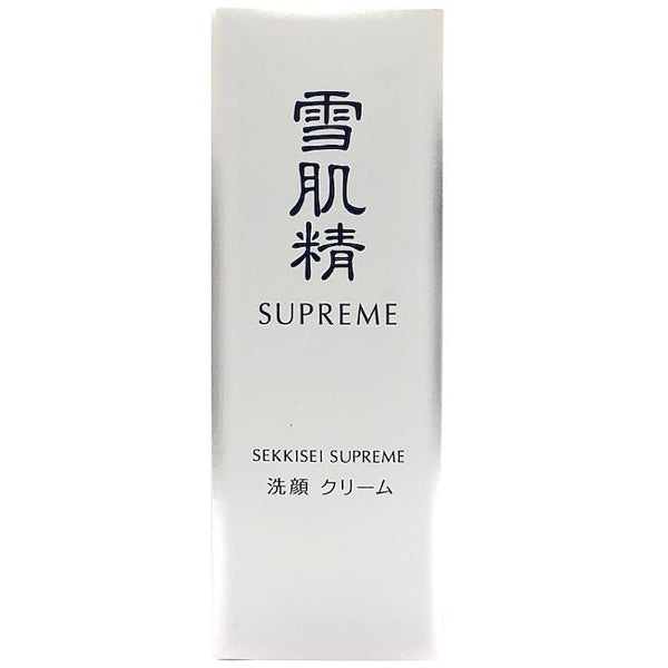 Kose Sekkisei Supreme Washing Cream 140g - Moisturizing Cream Face Wash From Japan
