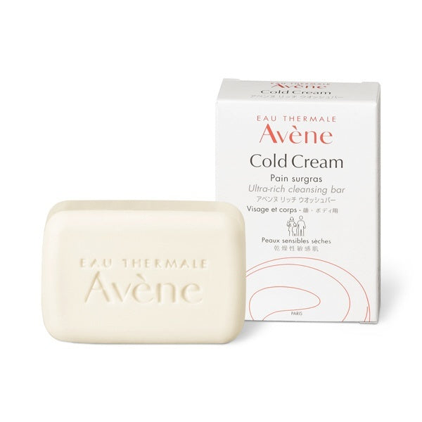 Shiseido Avene Cold Cream Ultra-Rich Cleansing Bar 100g - Moisturizing For Dry Skin