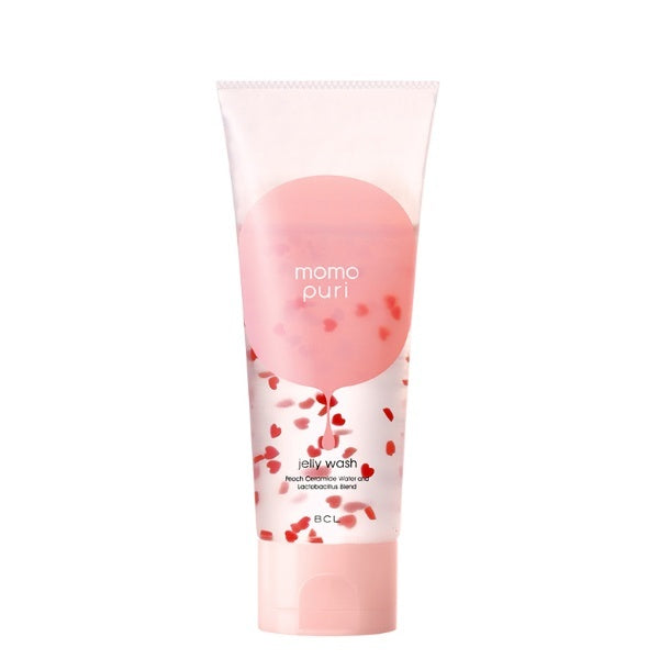 Momopuri Moisturizing Jelly Face Wash 100g - Japanese Moisturizing Facial Cleanser