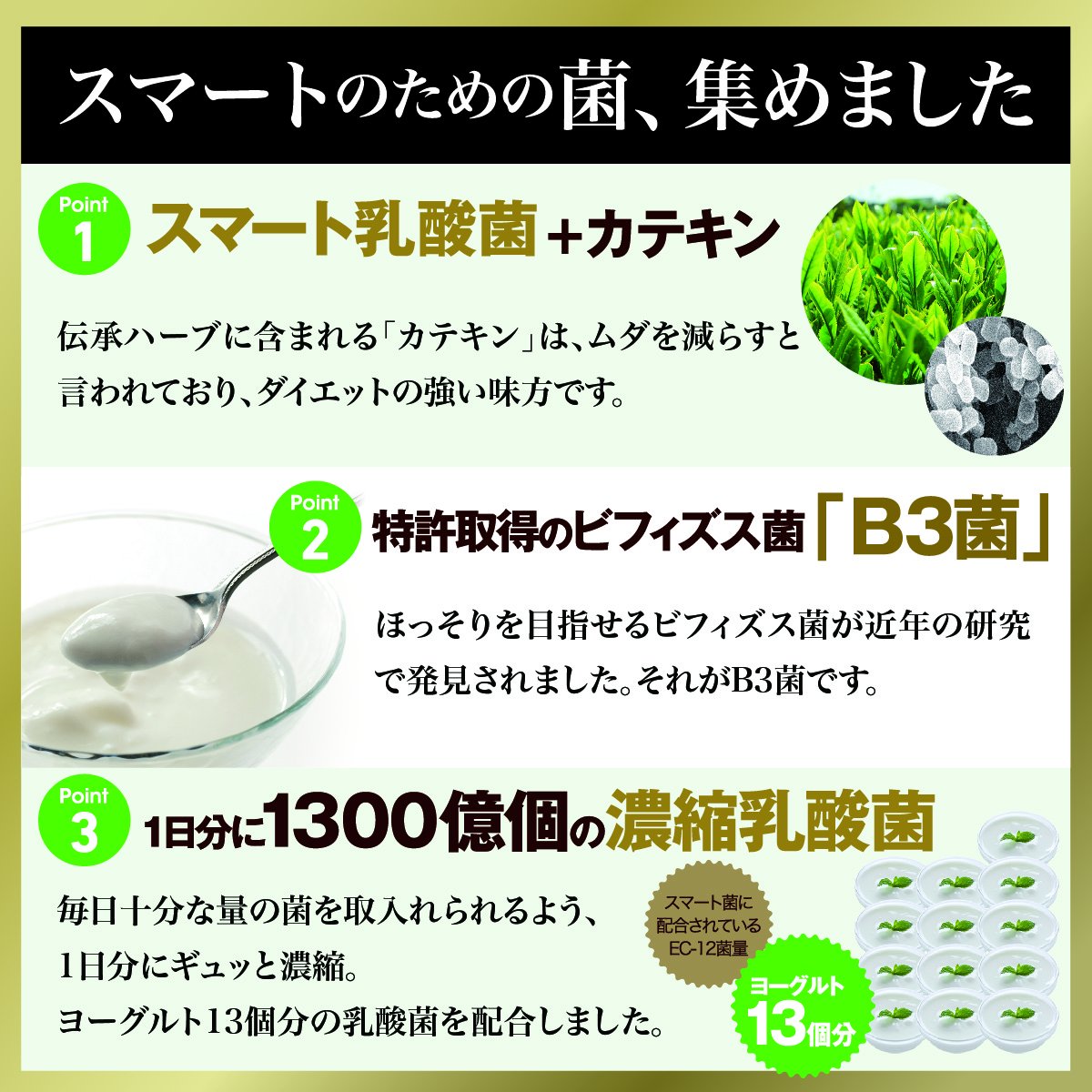 Svelty Smart Bacteria From Japan - 120 Count