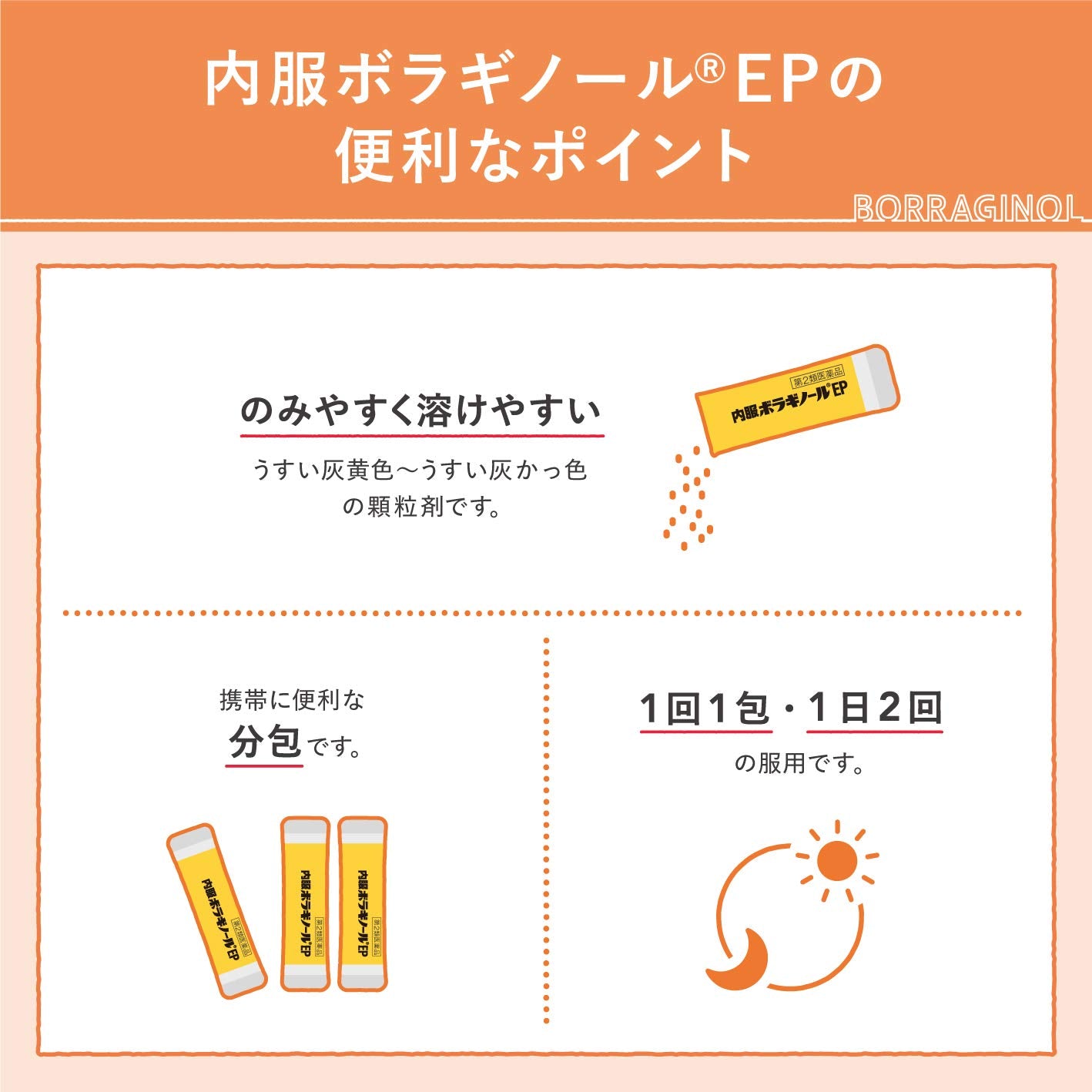 Boraginol Japan 2 Drug Oral Ep 16 Capsules