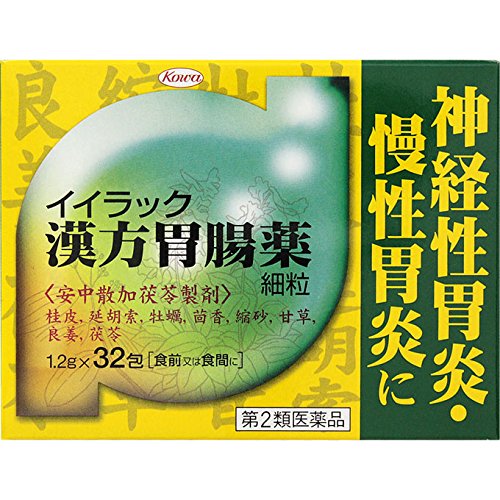 Kowa Japan Iirak Kampo Gastrointestinal Medicine Fine Granules 2Nd-Class Otc Drug 1.2G X 32