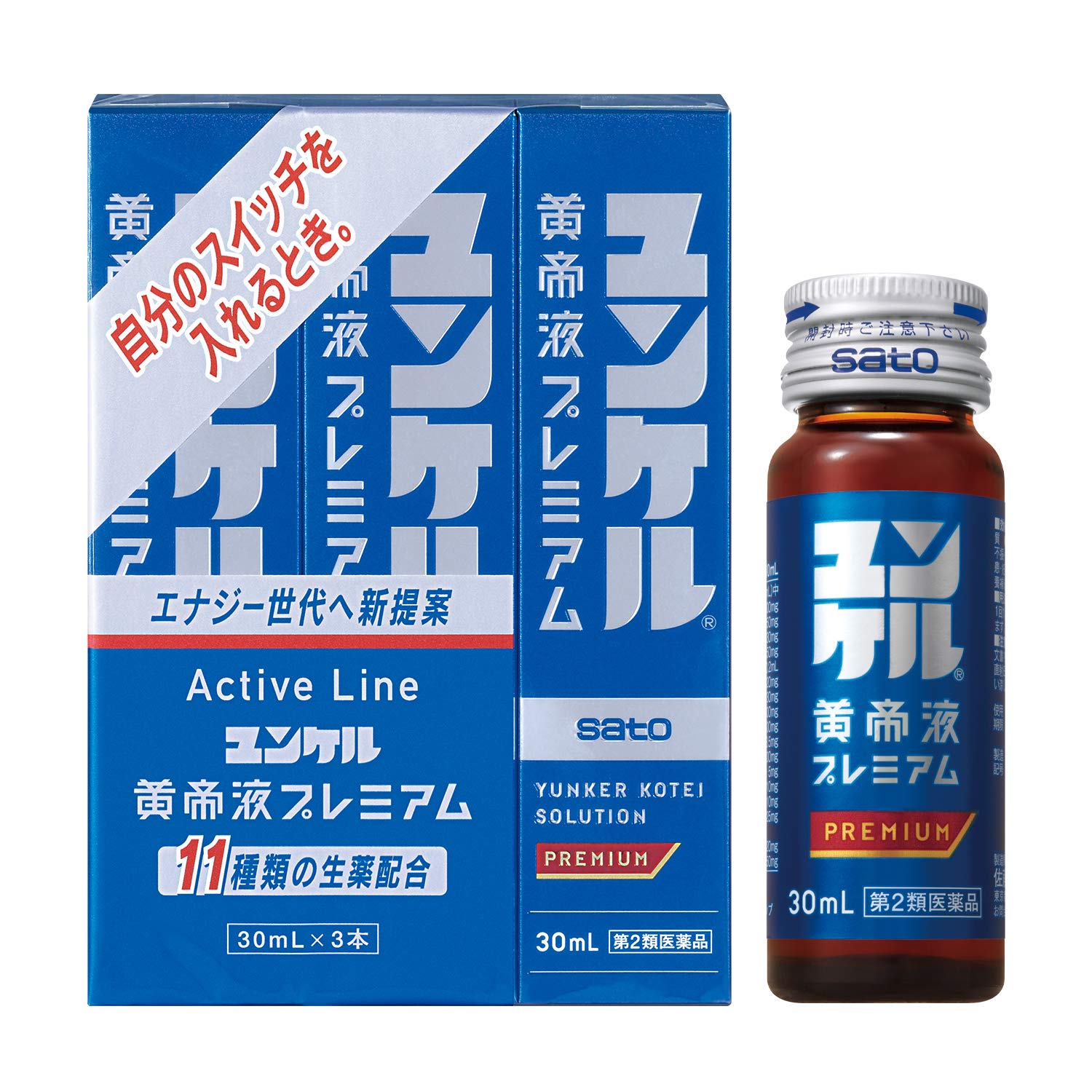 Yunker Kotei Premium 2Nd-Class Otc Drug 30Ml X 3 (Japan)
