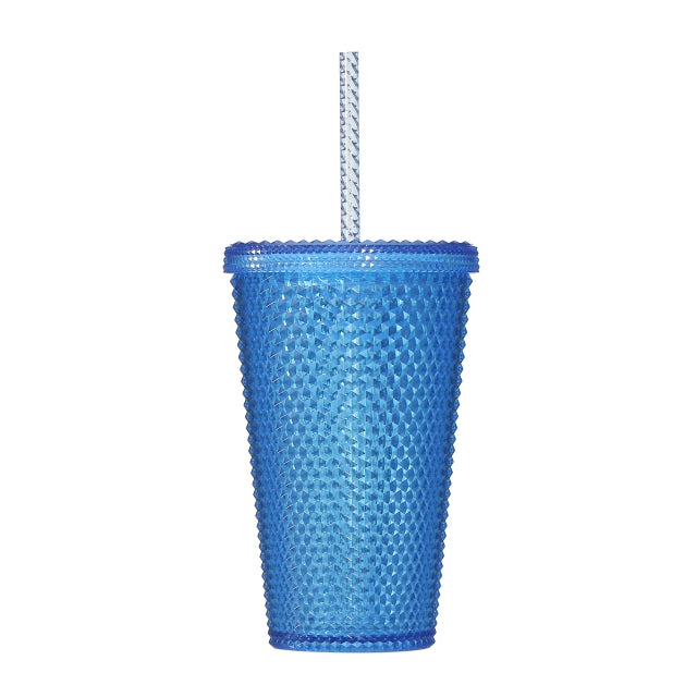 Starbucks Logo Cold Cup Tumbler Bumpy Blue 473ml