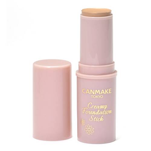 Canmake Creamy Foundation Stick 02 Natural Beige SPF50+PA+++ 9.5g - Makeup Foundation