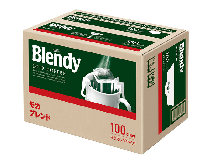 Agf Blendy Mocha Blend Drip Coffee 100 Bags - Japan
