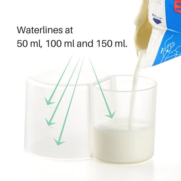 Akebono Snowman Double-Sided Rice Measuring Cup 0.5-Go & 1-Go