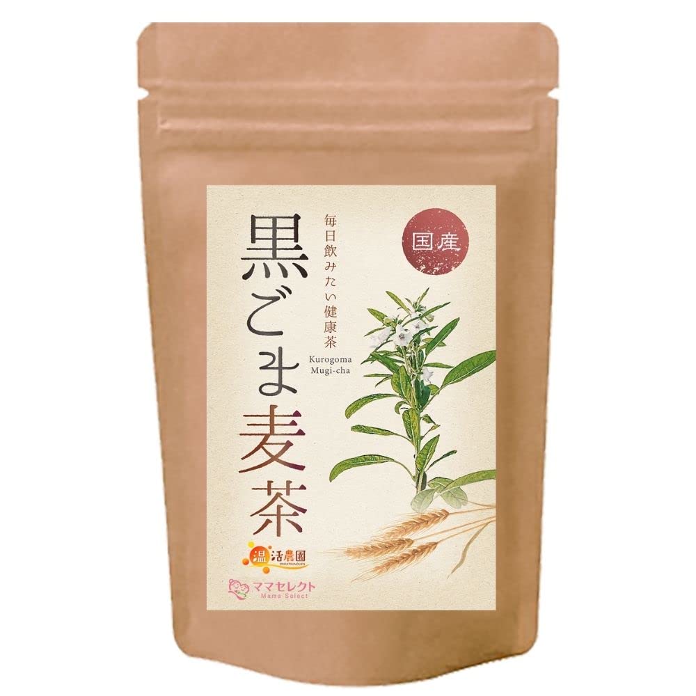 Honjien Tea Black Sesame Barley Tea Bag 5g x 50 Bags - Non-Caffeine Tea From Japan