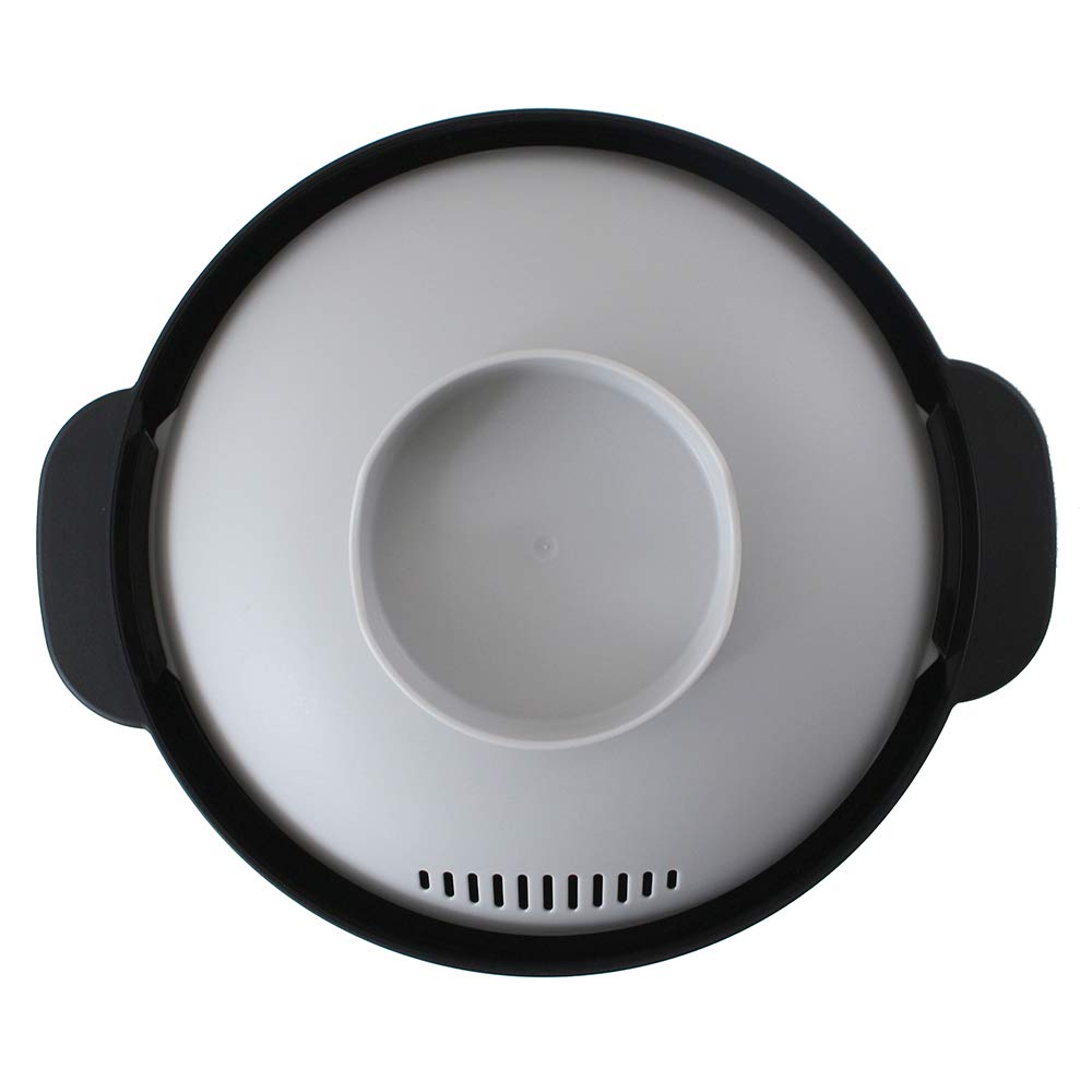 &Ne Rakuchin Microwave Pot Recopo Nim-118-Bk Japan