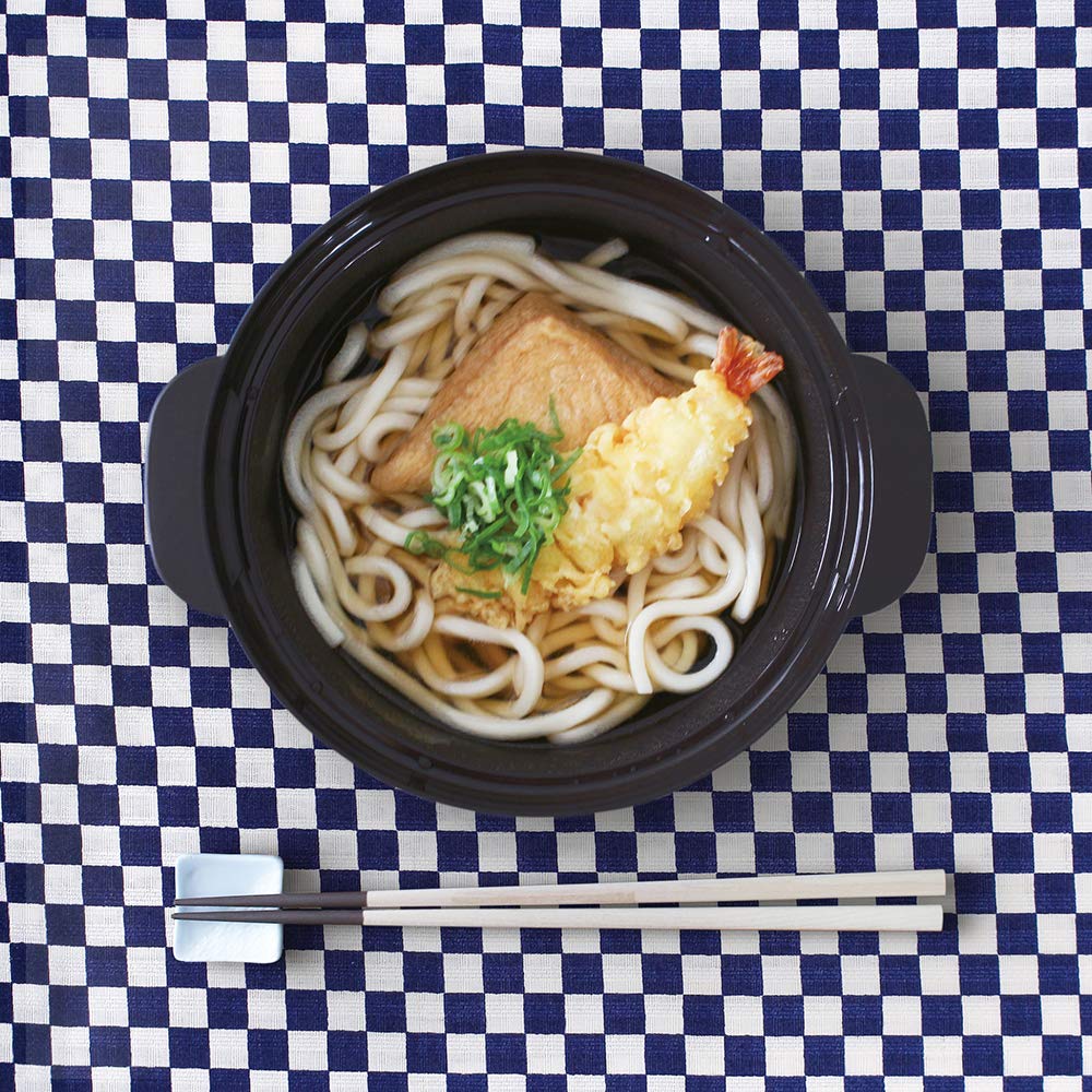 &Ne Rakuchin Microwave Pot Recopo Nim-118-Bk Japan