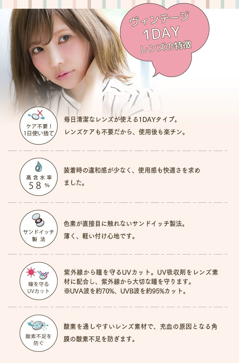 Angelcolor1Day Bambi Series 10Pcs Vintage Nude -0.5 - Japan