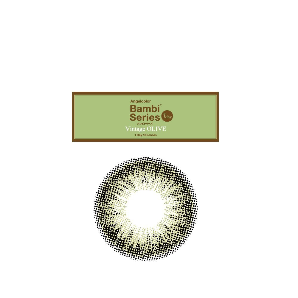 Angelcolor1Day Bambi Series 10Pc Vintage Olive Japan -1.00