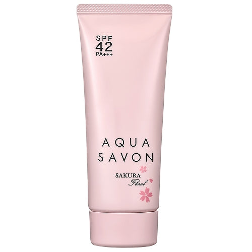Aqua Savon UV Gel Sakura Floral 65g - Sakura Sunscreen From Japan - Made In Japan
