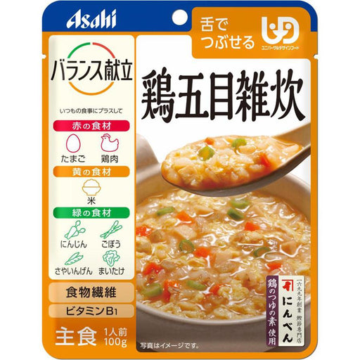 Asahi Balance Menu Chicken Gomoku Porridge 100g Japan With Love