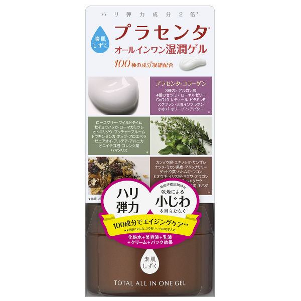 Asahi Suhada Shizuku Placenta & Natural Ingredients Gel 100g