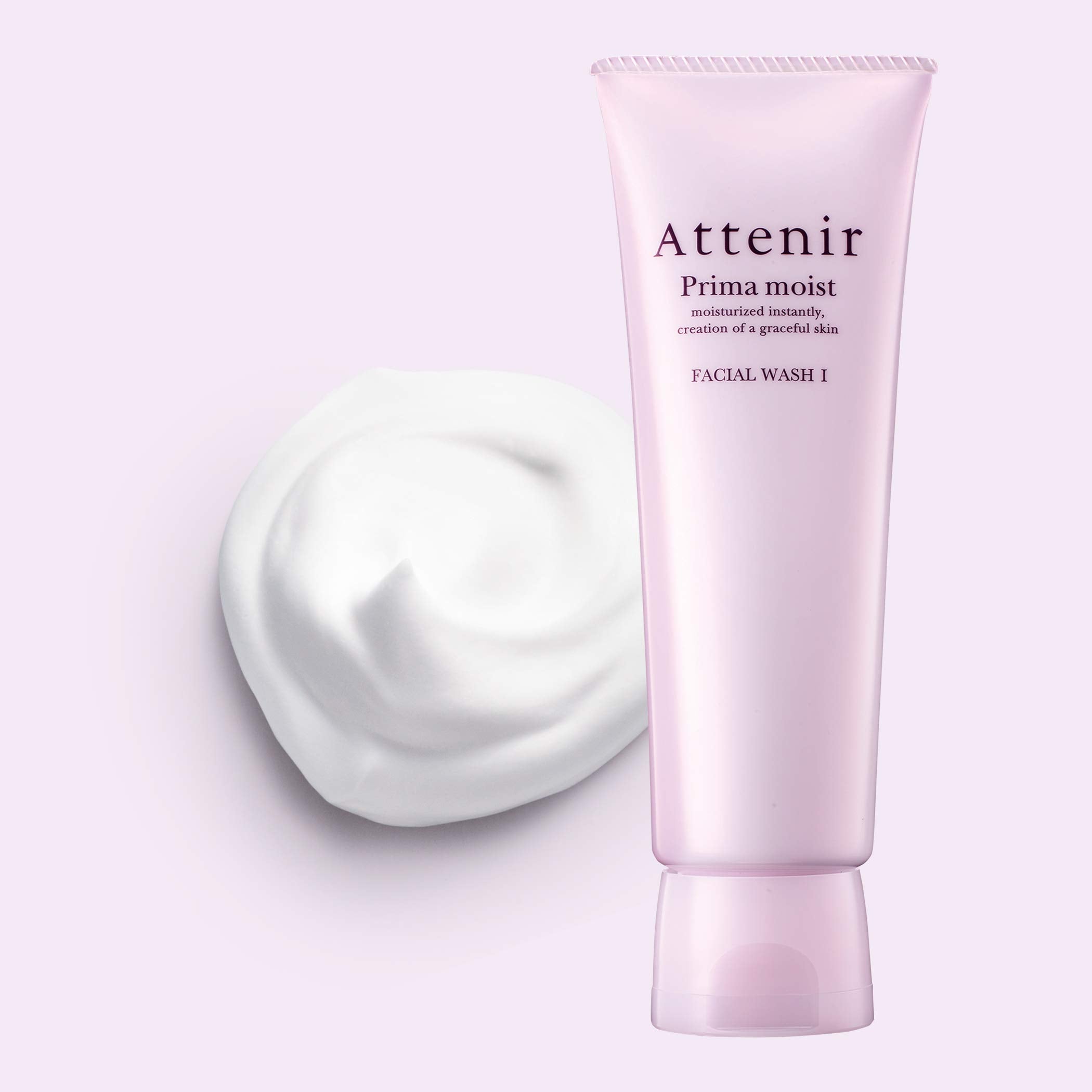 Attenir Prima Moist Facial Wash I 120g Refresh Type - Japanese Facial Cleanser