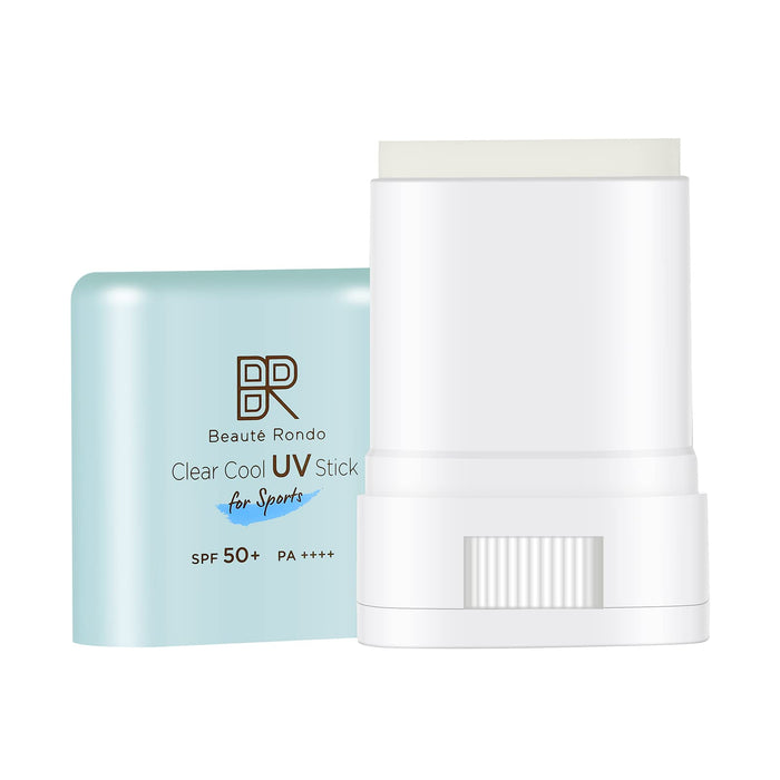Rondo Beauty Clear Cool Sports Sunscreen Stick 15G - Japan Spf50+ Pa++++ Waterproof Kids Safe