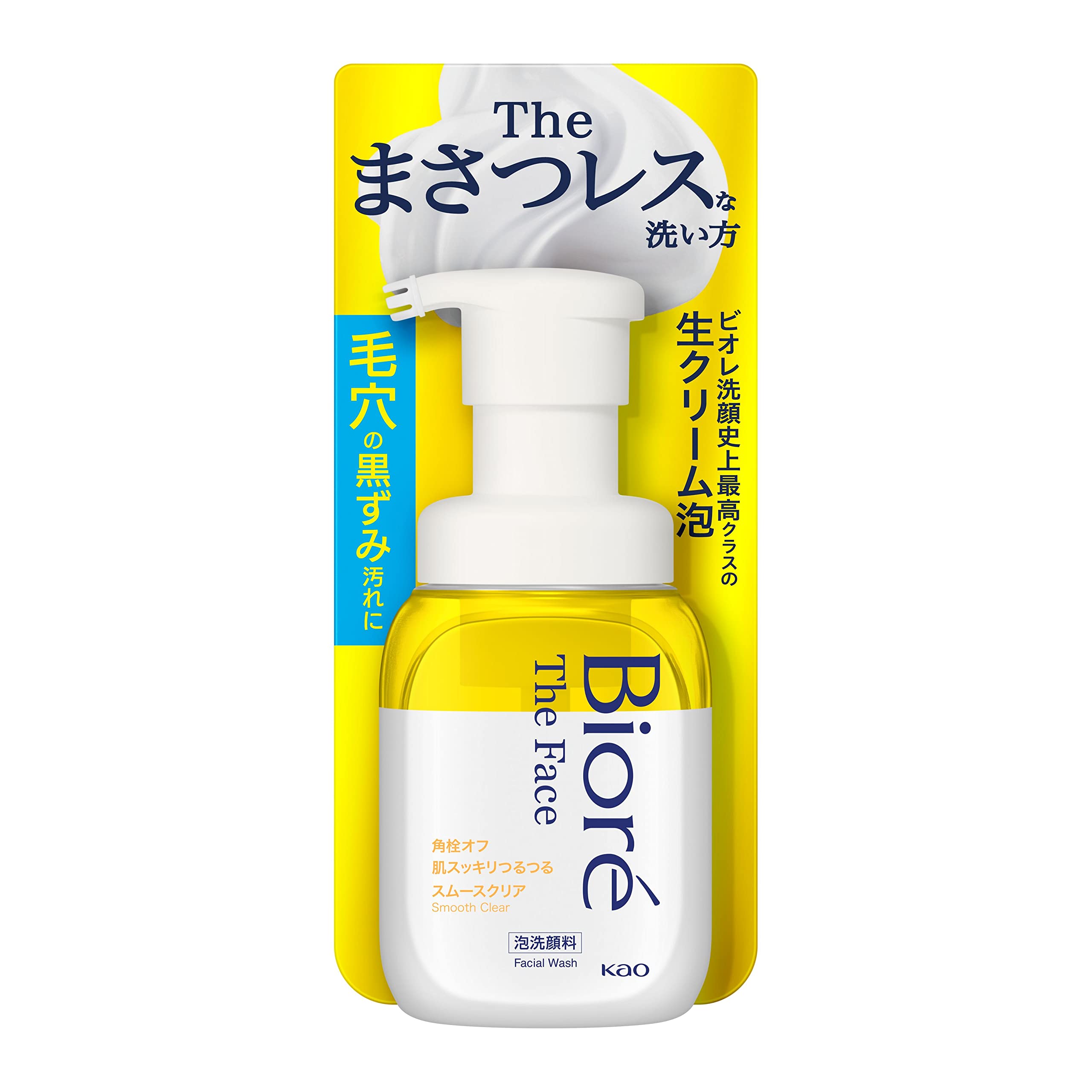 Biore Japan Face Foam Cleanser Smooth Clear 120Ml