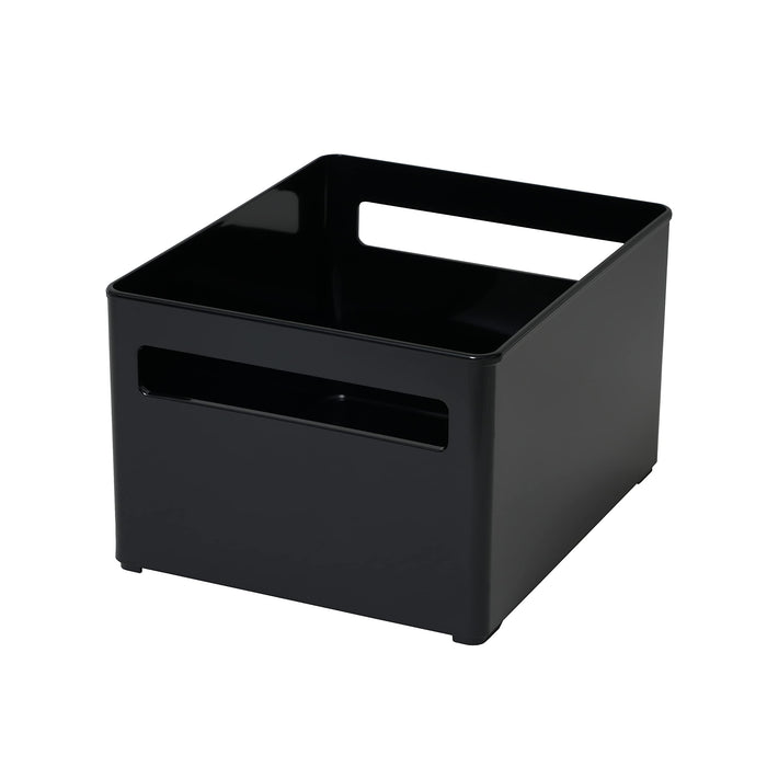 Pearl Metal Japan Antibacterial Vegetable Compartment Freezer Storage Tray 208X250X150Mm Az-5145 - Black