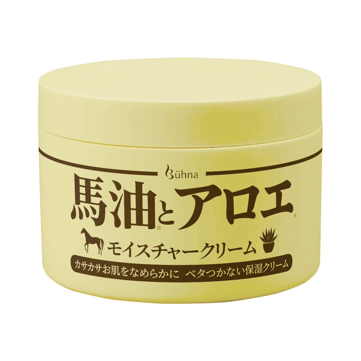 Buhna Horse Oil and Aloe Moisture Cream 250g - Japanese Moisturizing Cream