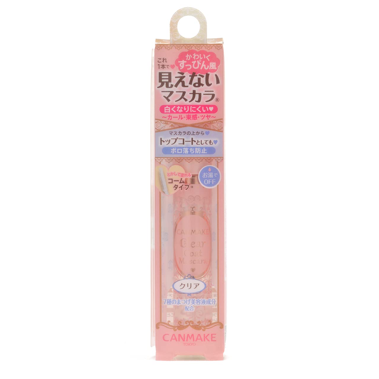 Canmake Clear Coat Mascara 01 Transparent Long-lasting 4.8G