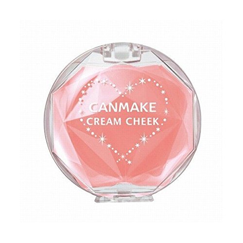 Canmake 13 Love Peach Cream Cheek Blush - Compact 2.3G Makeup