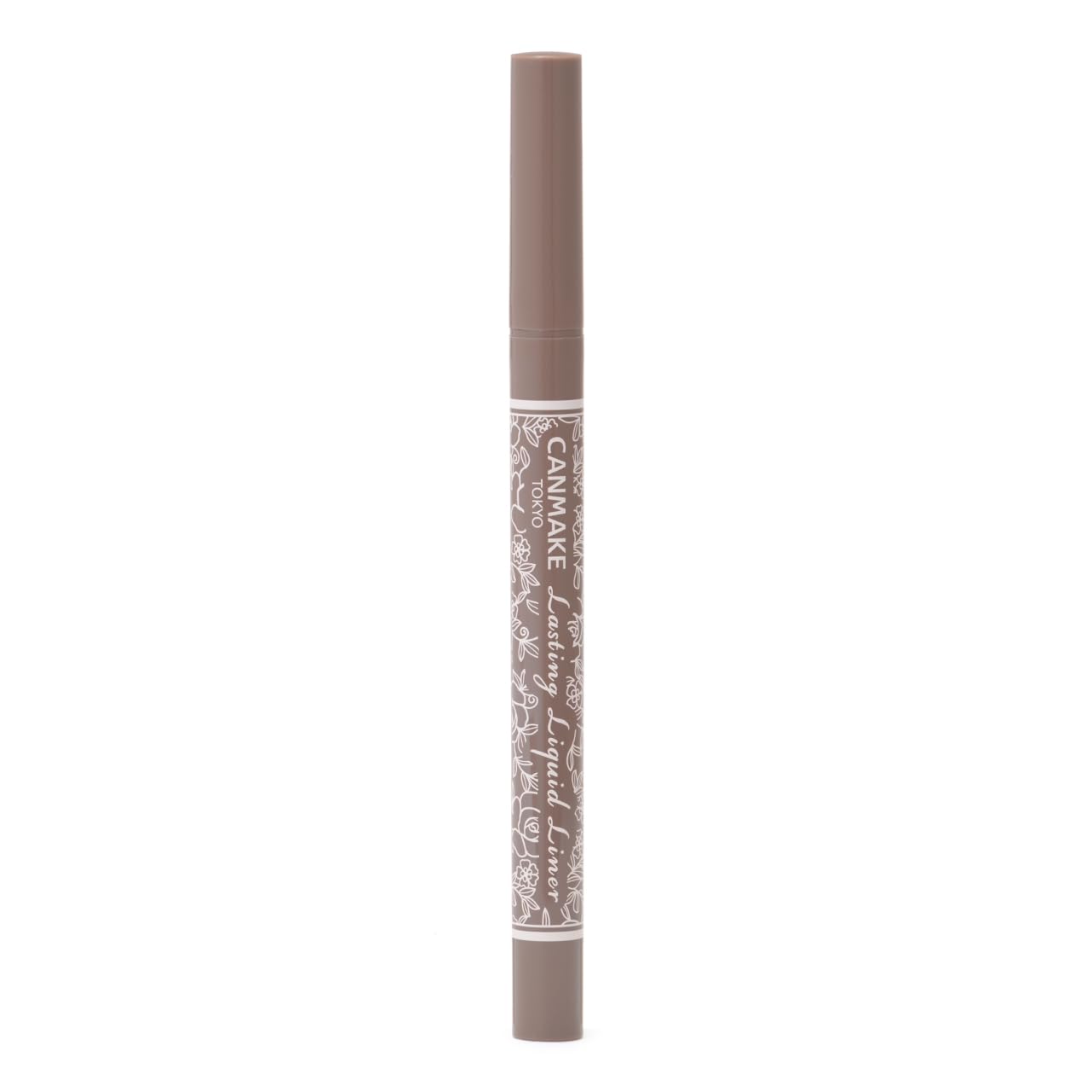 Canmake Quick Dry Taupe Greige 0.5ml Lasting Liquid Eyeliner with Extra Fine Brush