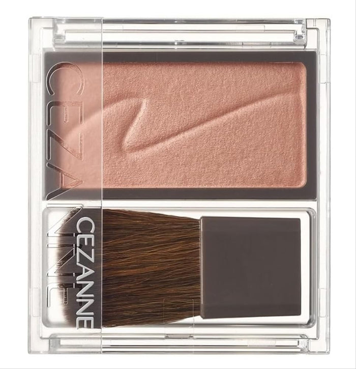 Cezanne Cheek Blush 02 Cinnamon Brown 2.2G Blendable Brown for Natural Look
