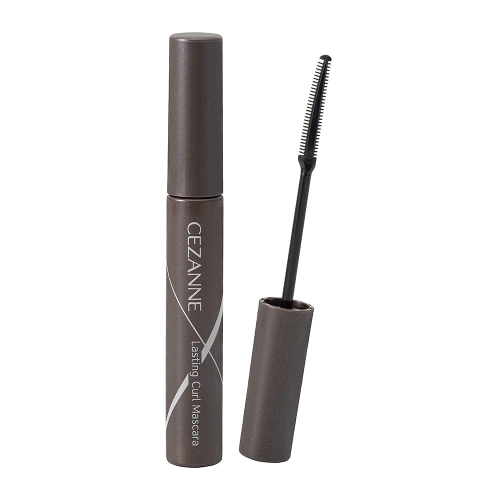 Cezanne Durable Curl Mascara 01 Black - 5.0G Long Fiber Double Comb Smudge-Resistant