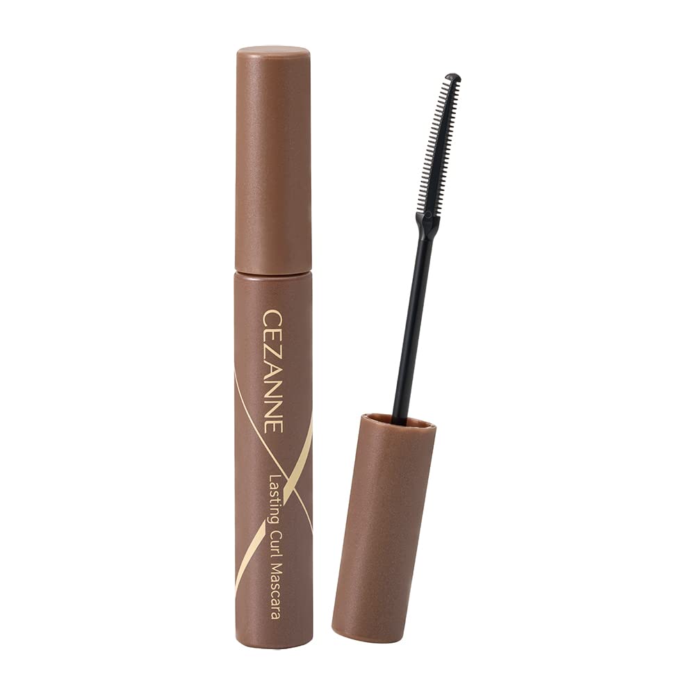 Cezanne Durable Curl Brown Mascara 02 - Long Fiber 5.0G Smudge-Resistant