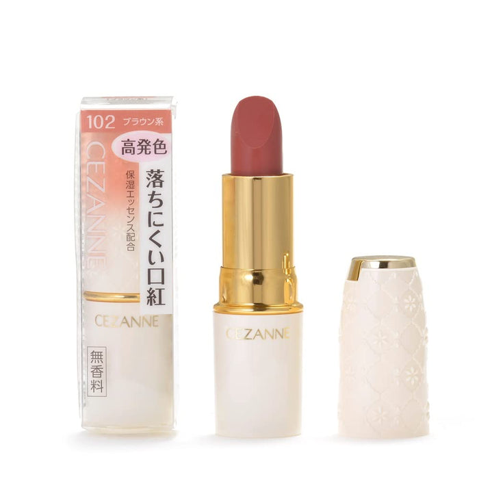 Cezanne Lasting Lip Color N102 - Long-Lasting Vibrant Lipstick by Cezanne