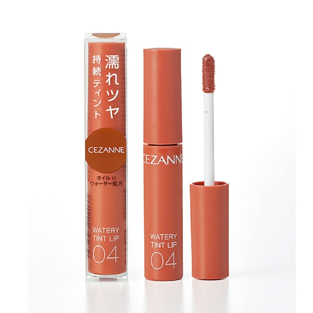 Cezanne Long-Lasting 4.0G Watery Tint Lip Gloss - 04 Camel Orange