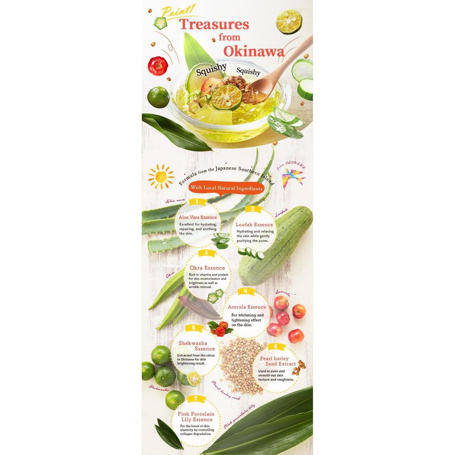 Churacos Warabihada All-in-One Moisturizing Gel 30g for Skin Hydration