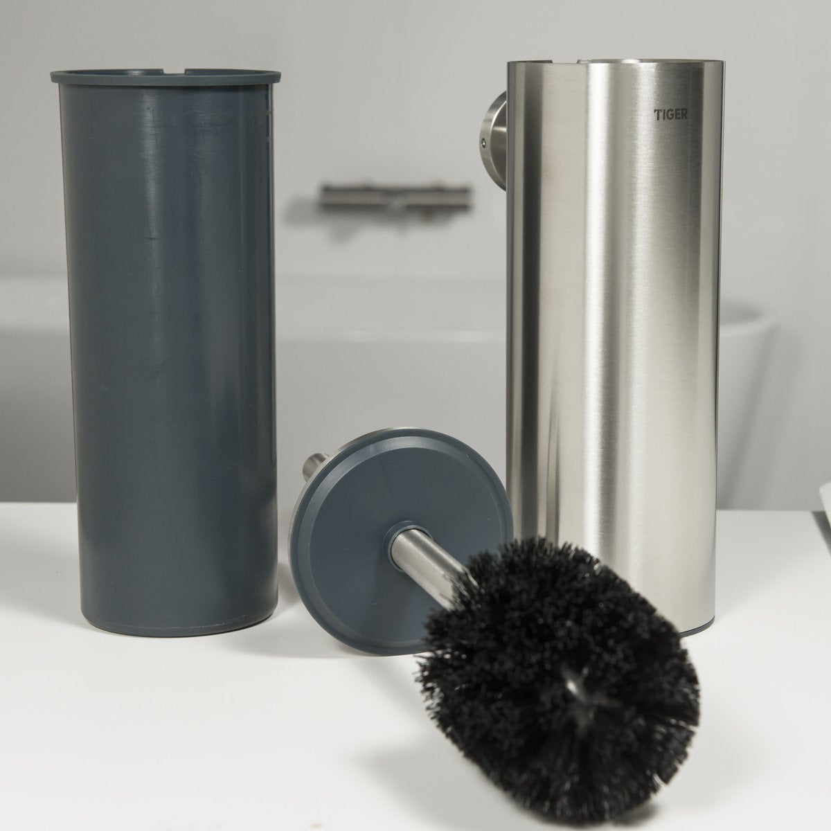 Tiger 3099 Boston Bathroom Range Toilet Brush Holder (Japan Classic 1 Pack)