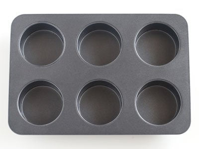 Cotta Original Muffin Mold 6Pcs Gray Japan 26X17.5X3.5Cm 85667