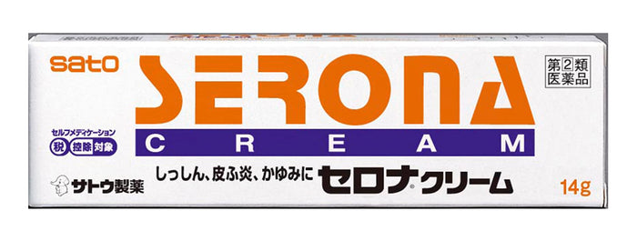 Sato Pharmaceutical Japan Serona Cream 14G Self-Medication Tax System