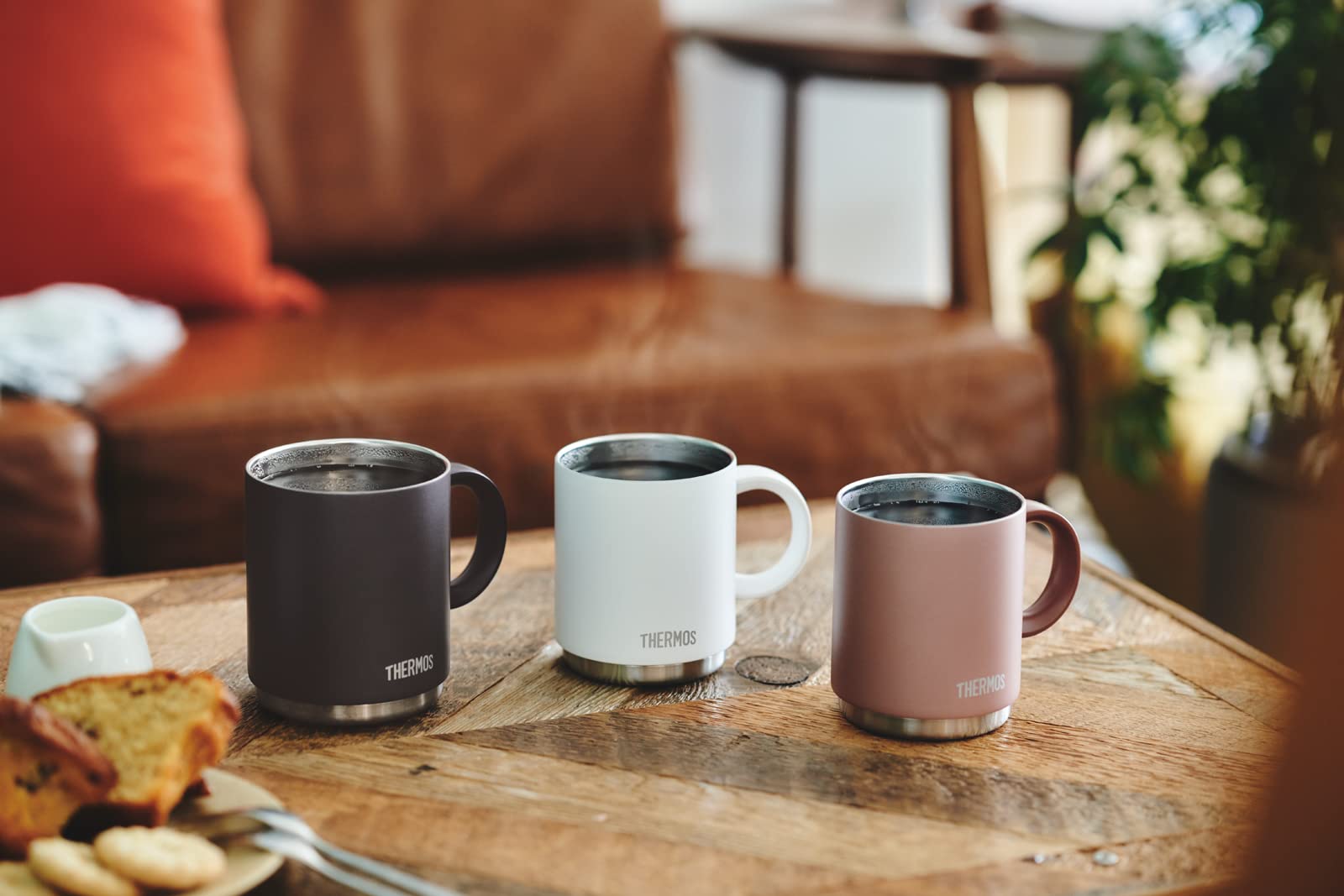 Thermos JDS-450 WH White Vacuum Insulated Mug 450ml Dishwasher Compatible