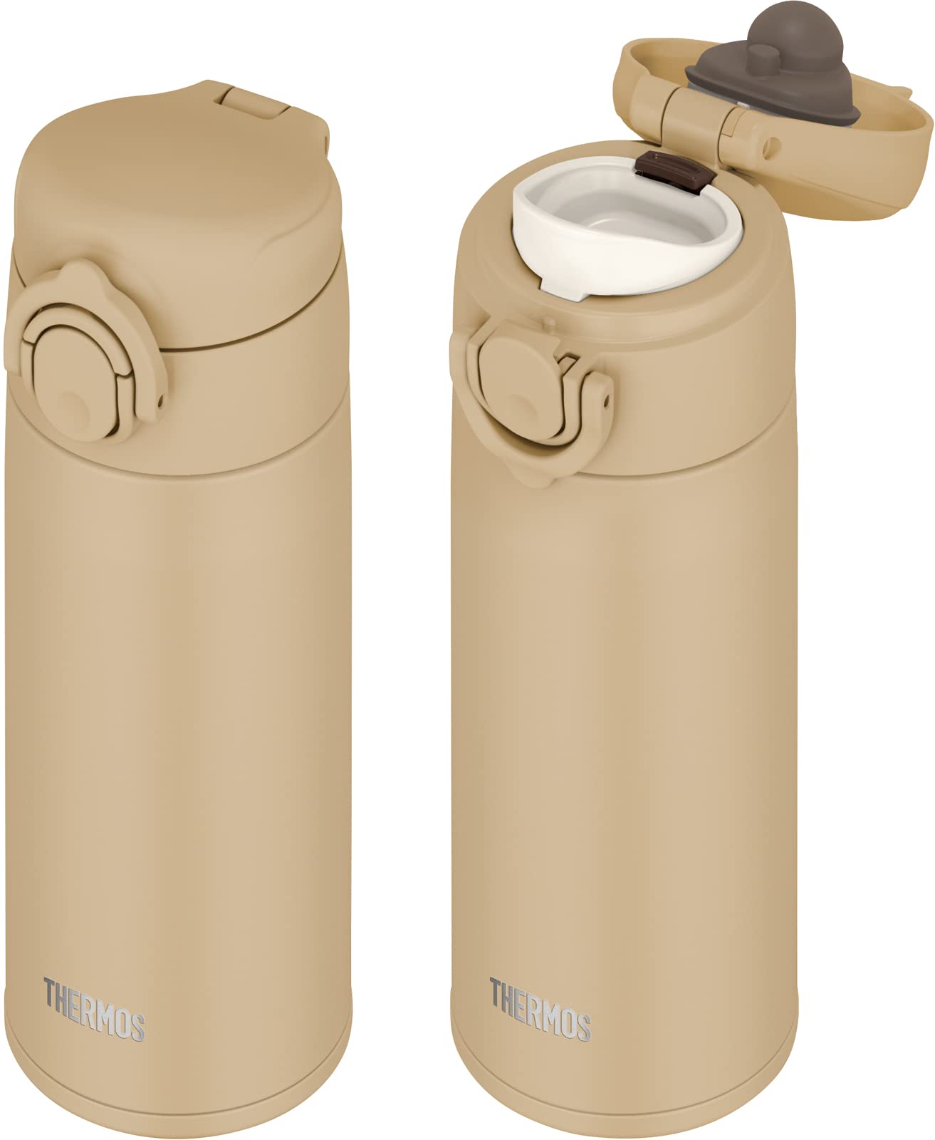 Thermos Vacuum Insulated Water Bottle 350Ml Sand Beige Dishwasher Safe - Model Jok-350 Sdbe