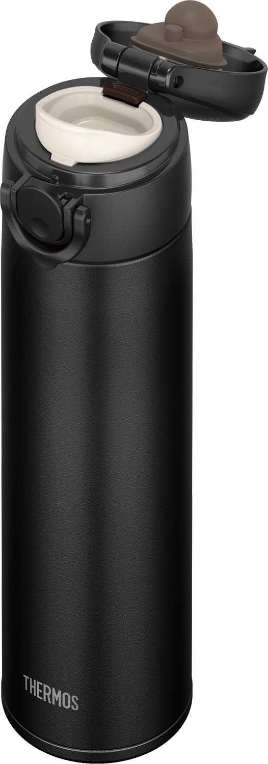 Thermos 500Ml Black Vacuum Insulated Water Bottle Jok-500 Bk - Dishwasher Compatible - Made In Japan