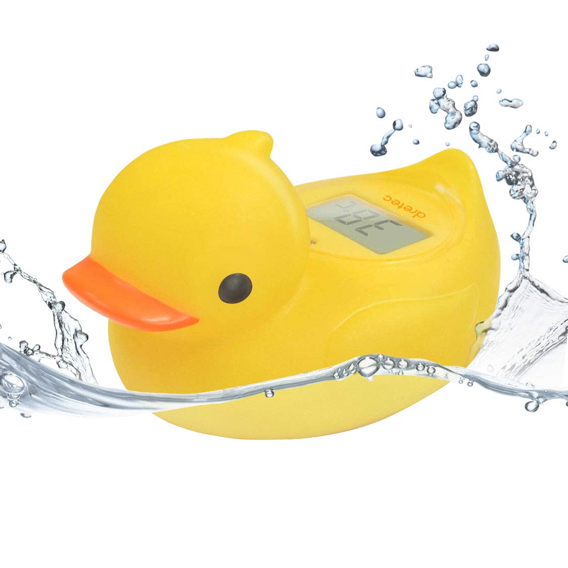 Dretec O-238Nye Digital Hot Water Temperature Meter Gar-Kun Yellow - Japanese Bath Thermometer