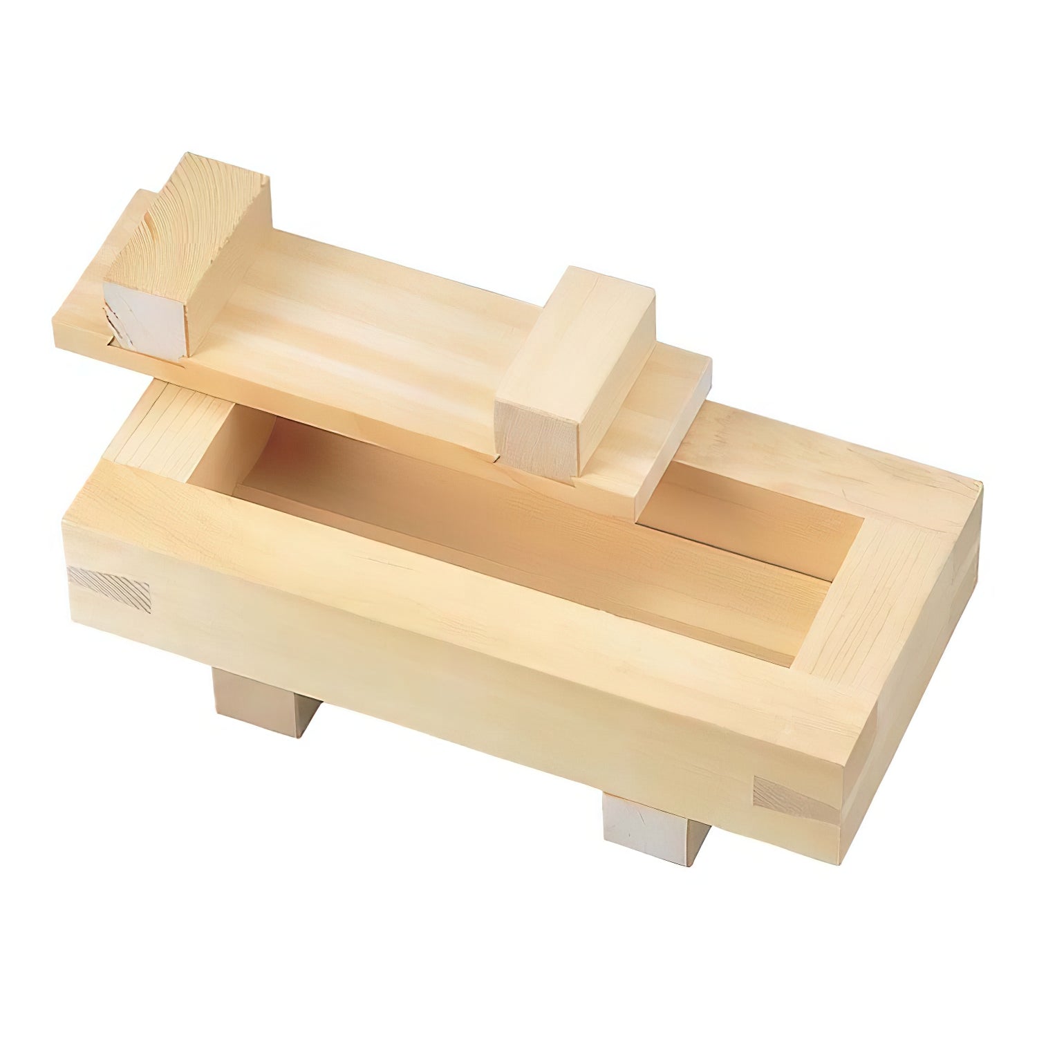 Ebm Hinoki Cypress Wooden Sushi Press Sushi Mold