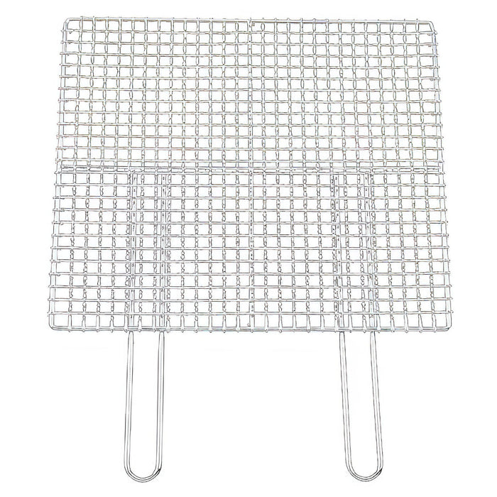 Ebematsu Stainless Steel Chrome Bbq Grill Mesh 45Cm - Made In Japan