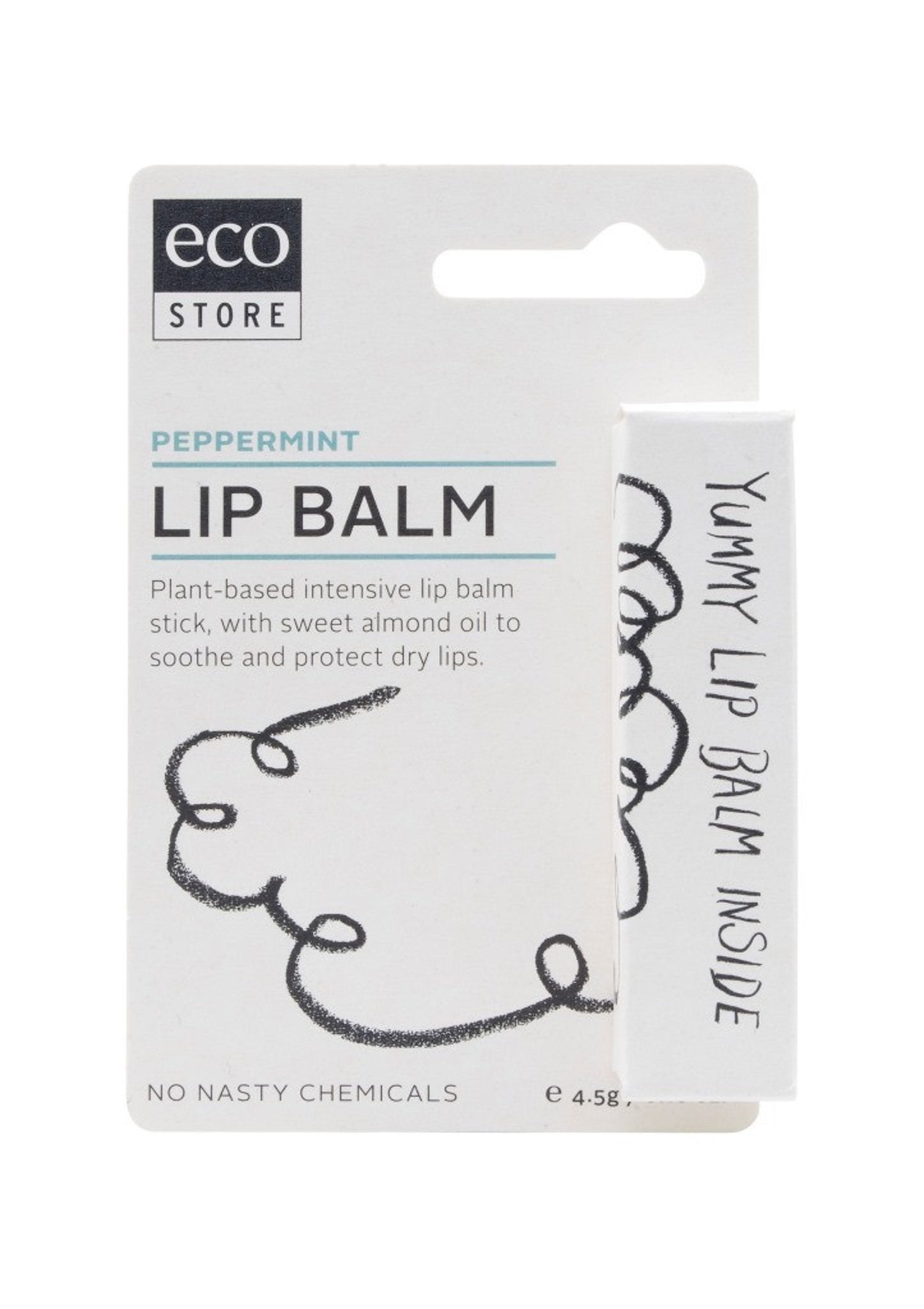 Ecostore Lip Balm Peppermint For Dry & Cracked Lip 4.5g - Japanese Lip Balm