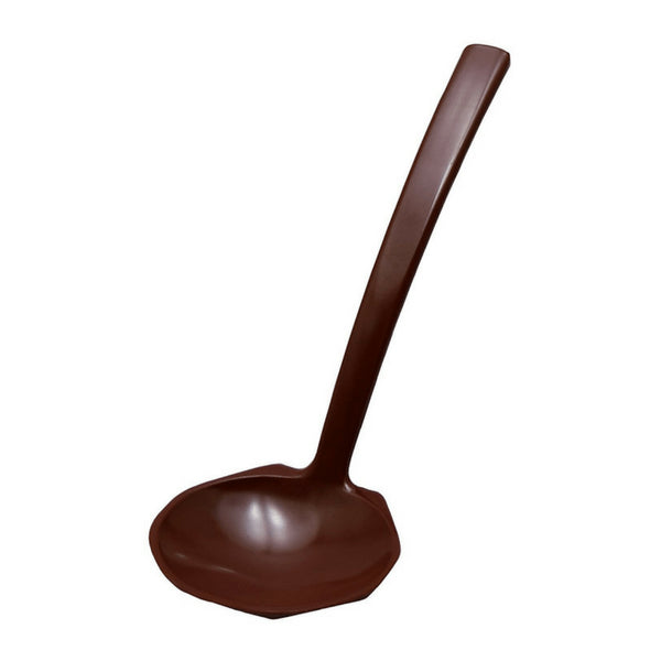 Entec Brown Melamine Long-Handled Udon/Soba/Ramen Noodle Spoon 19.5Cm Japan