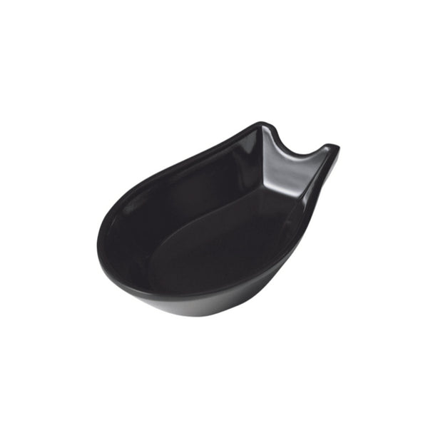 Entec Melamine Renge Soup Spoon Rest Black
