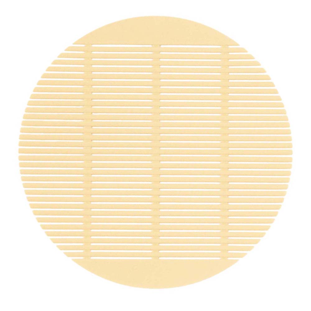 Entec Japan Plastic Round Soba Sudare Mat Ivory