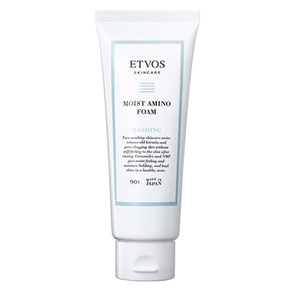 Etvos Moist Amino Foam (Washing) For Dry And Sensitive Skin 90g - Japanese Face Washing