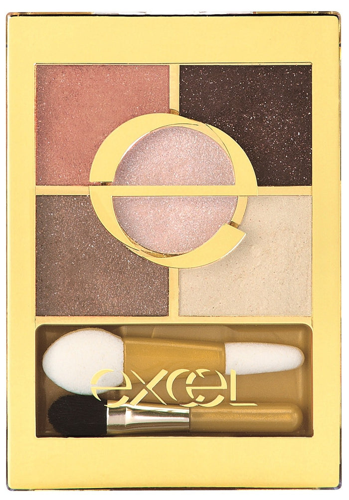 Excel Five-Layer Shadow Palette in Peach Brown FS04 by Excel