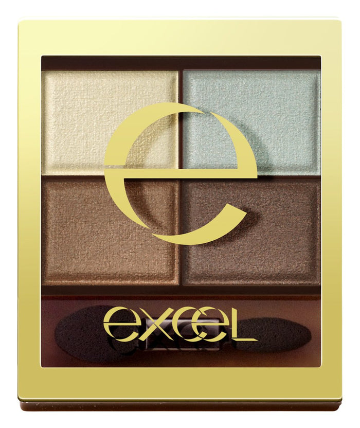 Excel Skinny Rich SR08 Aquatic Brown Eye Shadow - Long-Lasting Formula