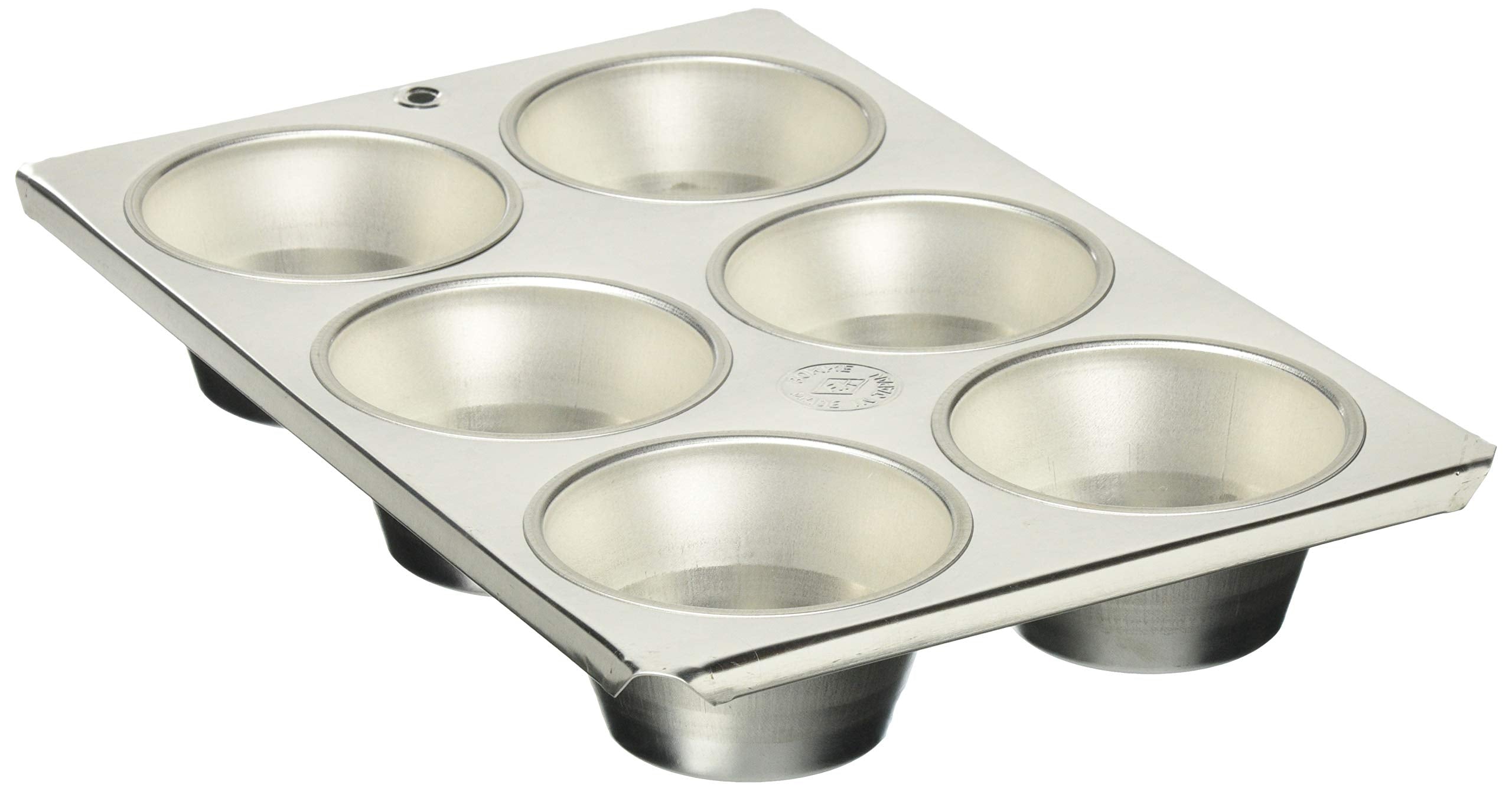 Kubodera Light Metal Industry Japan Tin Muffin Mold #100 Cup 6 Pieces